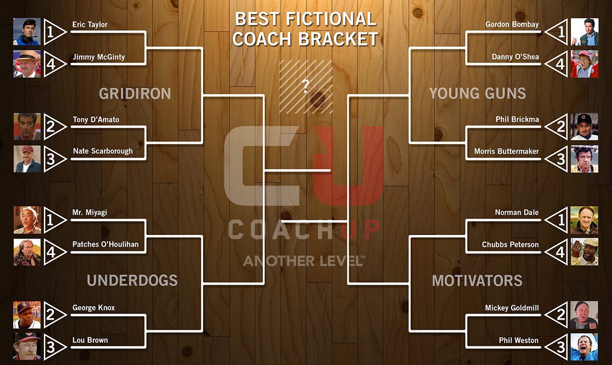 The Greatest Fictional Coach Bracket CoachUp Nation